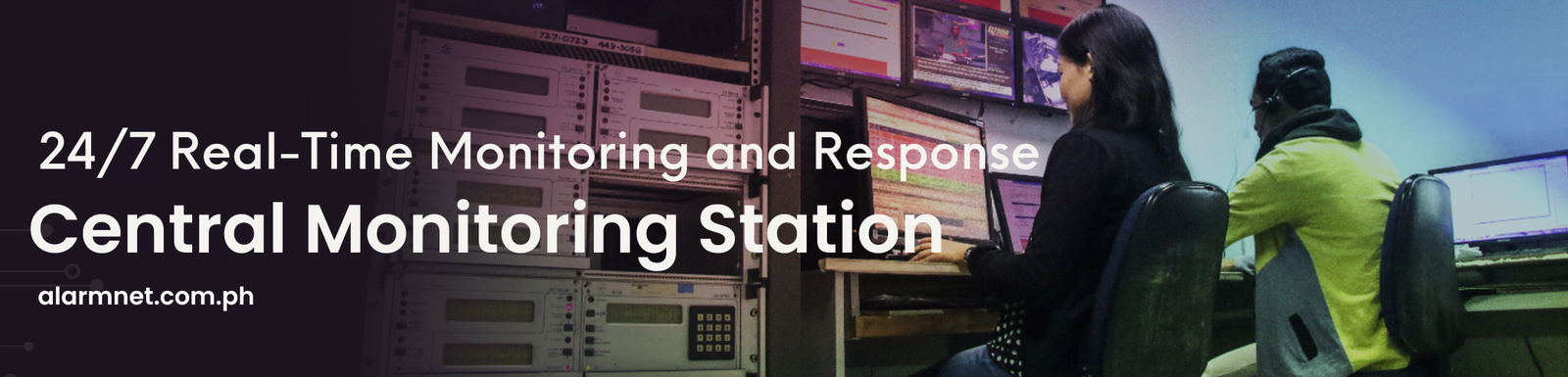 How does the Central Monitoring Station (CMS) operates?